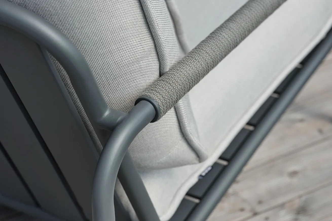 Outdoor-Loungesessel Lerberget grau