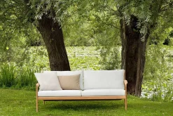 Outdoorsofa Jack 2 Sitzer Teak natur
