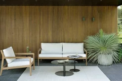 Outdoorsofa Jack 2 Sitzer Teak natur