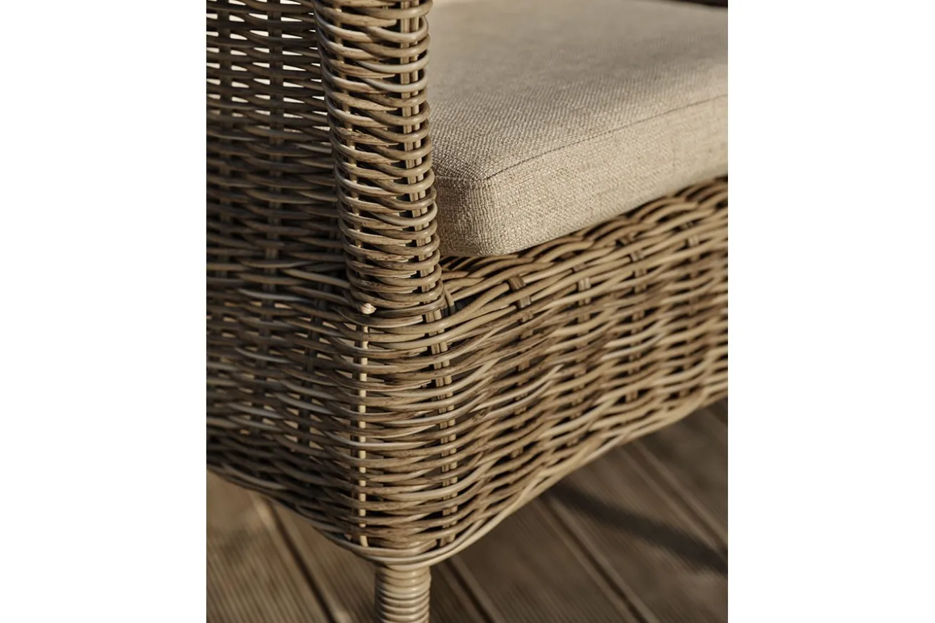 Outdoorstuhl Lenora Rattan natur
