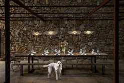 Pendelleuchte Gonzaga Messing D 59 cm