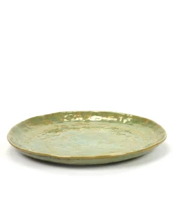 Platzteller Steingut seegrün D 28 cm