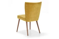 Polsterstuhl Jules Stoff senfgelb