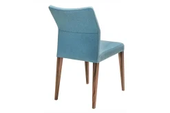 Polsterstuhl Lenny petrolblau