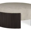 Pouf Roller Max Mahagoni braun D 85 cm