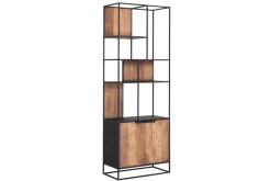 Regal Cosmo Teak Metall 220x80 cm