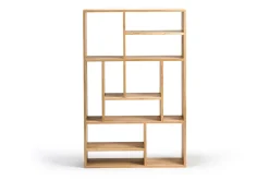 Regal M Eiche massiv H 139 cm