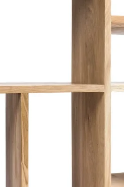 Regal M Eiche massiv H 139 cm