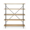 Regal Rise Eiche Metall H 165 cm