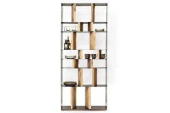 Regal Storm Holz/Metall 100*234*30 cm