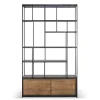 Regal Studio Teak massiv H 205 cm