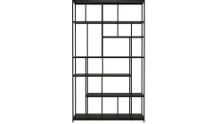 Regal Studio Teak Metall H 205 cm