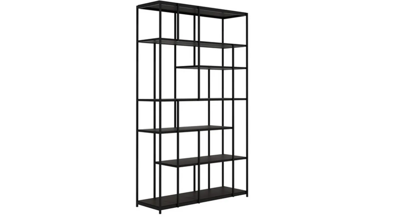 Regal Studio Teak Metall H 205 cm
