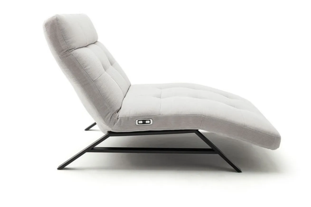 Relaxliege maxi Rovere silber