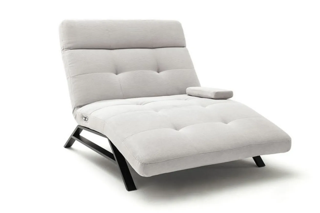 Relaxliege maxi Rovere silber