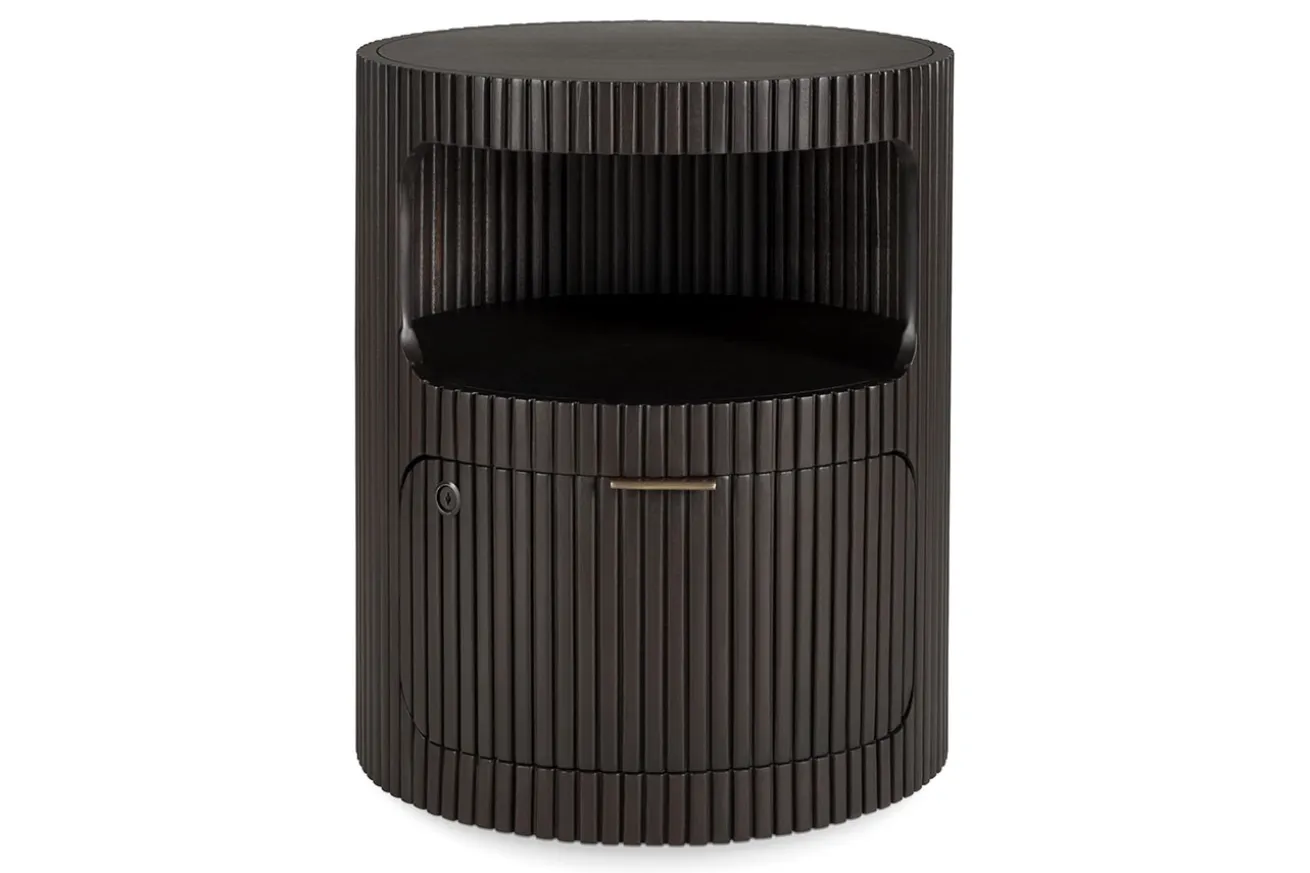 Rollcontainer Boomerang Mahagoni H 55 cm