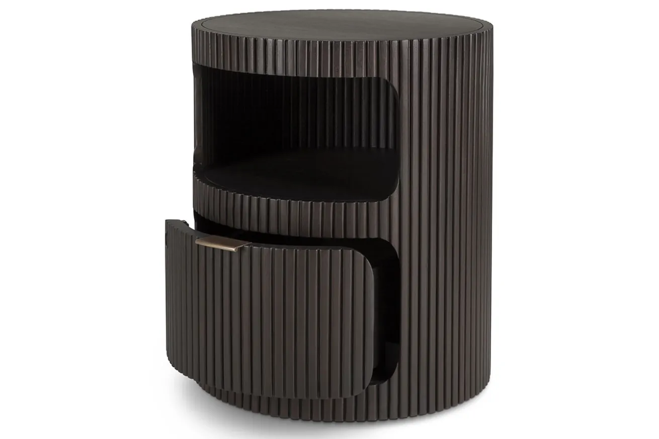 Rollcontainer Boomerang Mahagoni H 55 cm