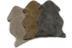 Schaffell kurzwollig beige B 95 cm