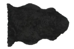 Schaffell kurzwollig schwarz B 95 cm