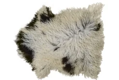 Schaffell lockig braun