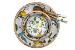 Schale Lemon Bird Mangoholz D 38 cm