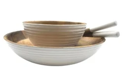 Schale Orange Bird Mangoholz D 38 cm