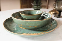 Schale Steingut seegrün D 11,6 cm