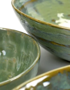 Schale Steingut seegrün D 11,6 cm