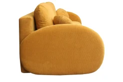 Schlafsofa Siena Stoff orangegelb