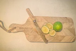 Schneidebrett Holz l 38 cm