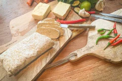 Schneidebrett Holz l 38 cm