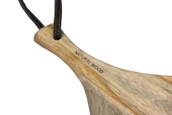 Schneidebrett Holz natur oval l 37