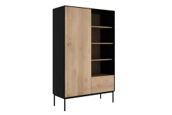 Schrank Blackbird Eiche massiv H 178 cm