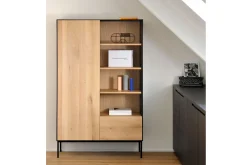 Schrank Blackbird Eiche massiv H 178 cm