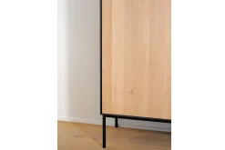 Schrank Blackbird Eiche massiv H 178 cm