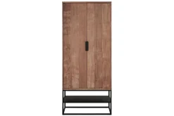 Schrank Cosmo Teak Metall 180x80 cm