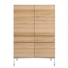 Schrank Ligna Eiche natur H 162 cm