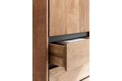 Schrank Metropole Teak Metall 210x100 cm
