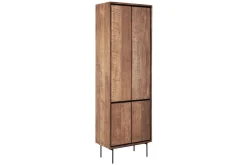 Schrank Metropole Teak Metall 210x70 cm