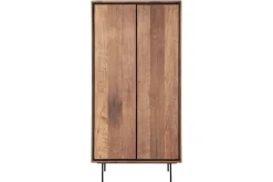 Schrank Metropole Teak Metall 180x90 cm