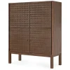 Schrank Sono Teak lackiert B 116 cm