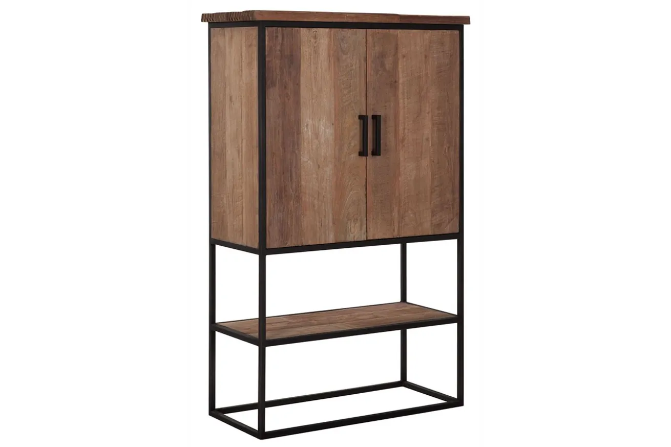 Schrank Timeless Teakholz H 140 cm