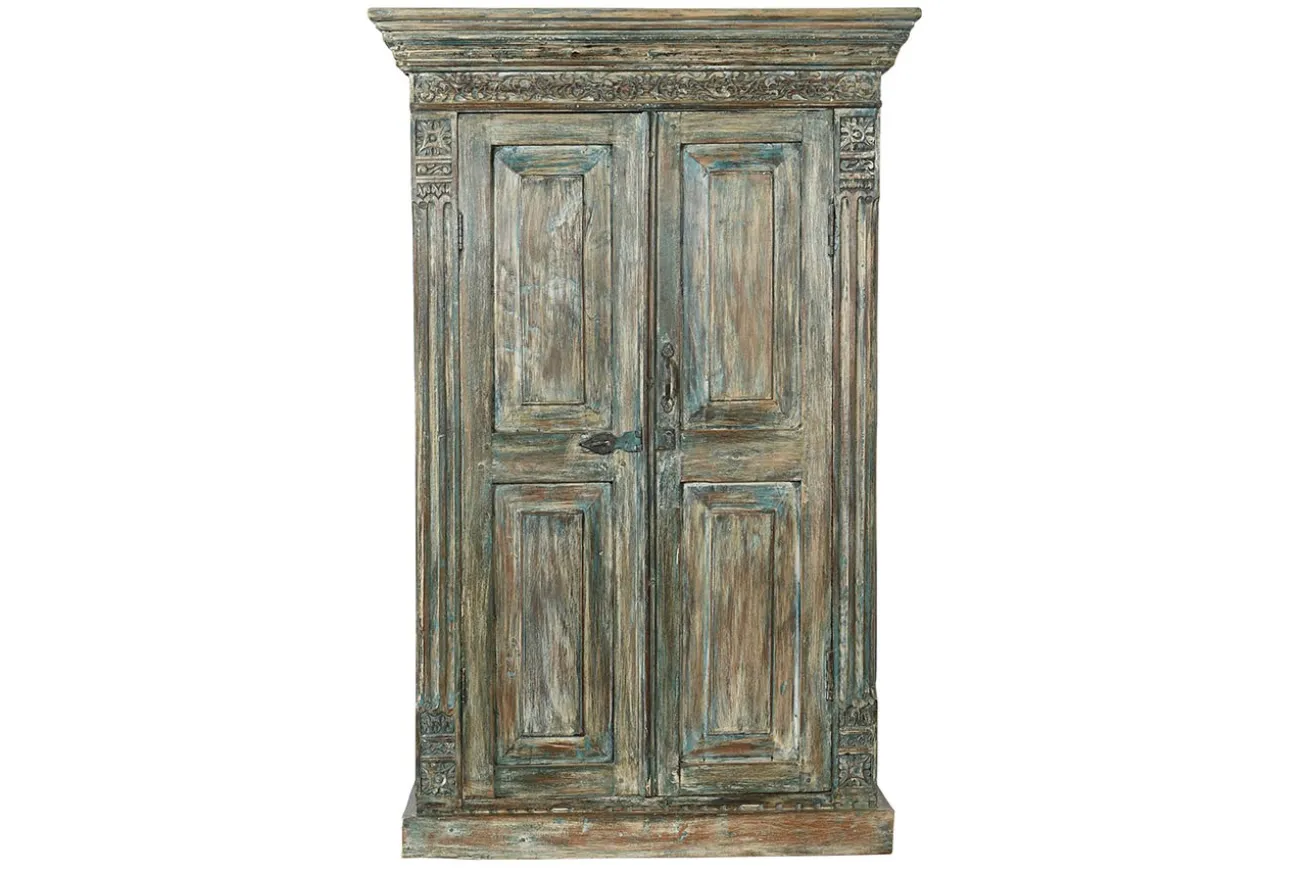 Schrank Vintage blaugrau