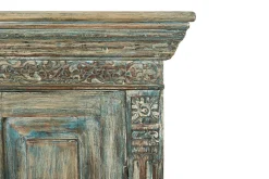 Schrank Vintage blaugrau