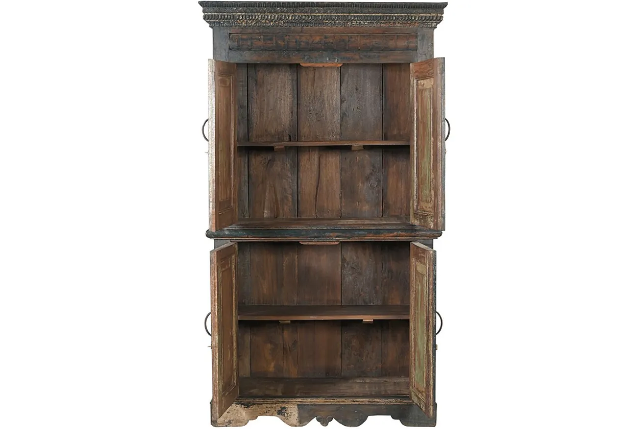 Schrank Vintage grau