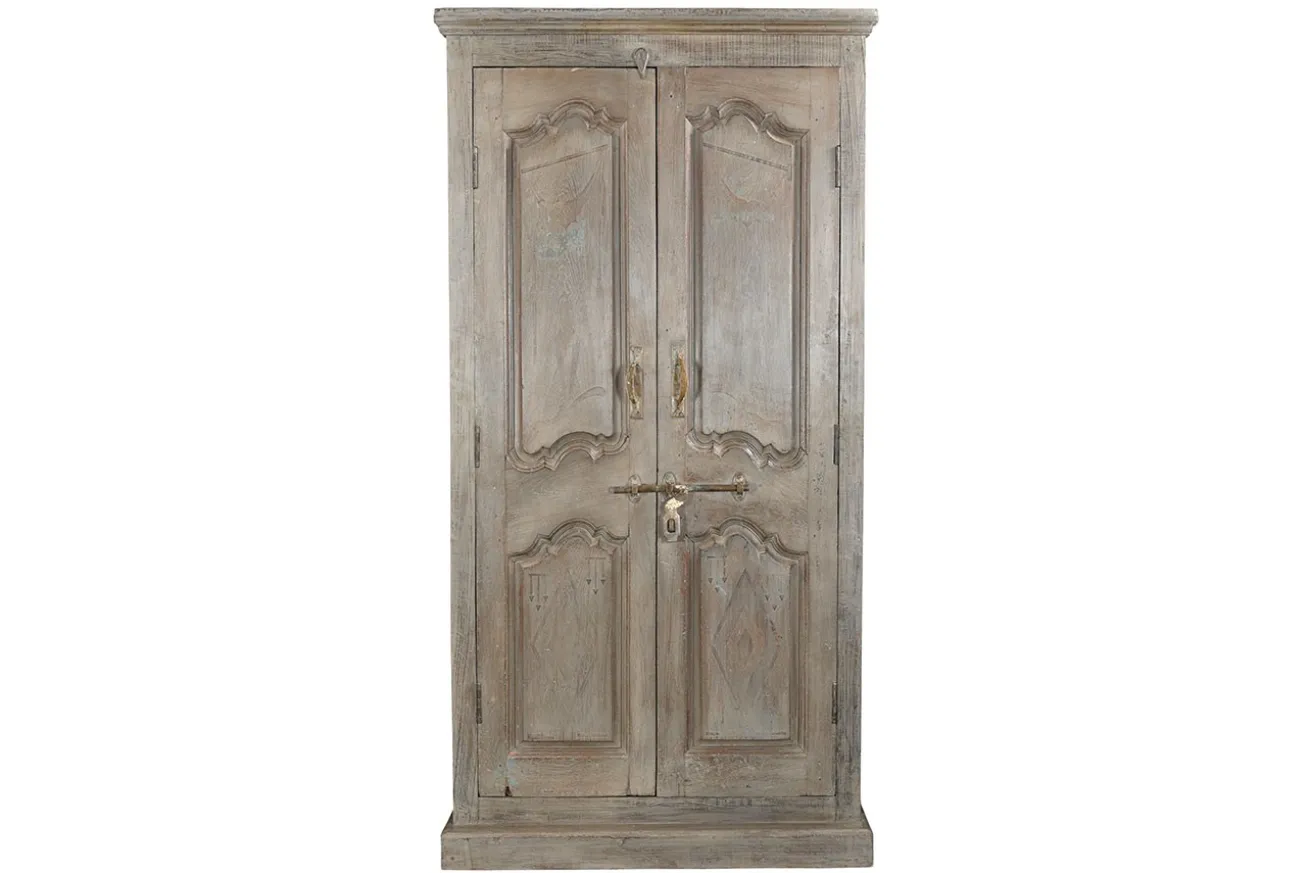 Schrank Vintage grau