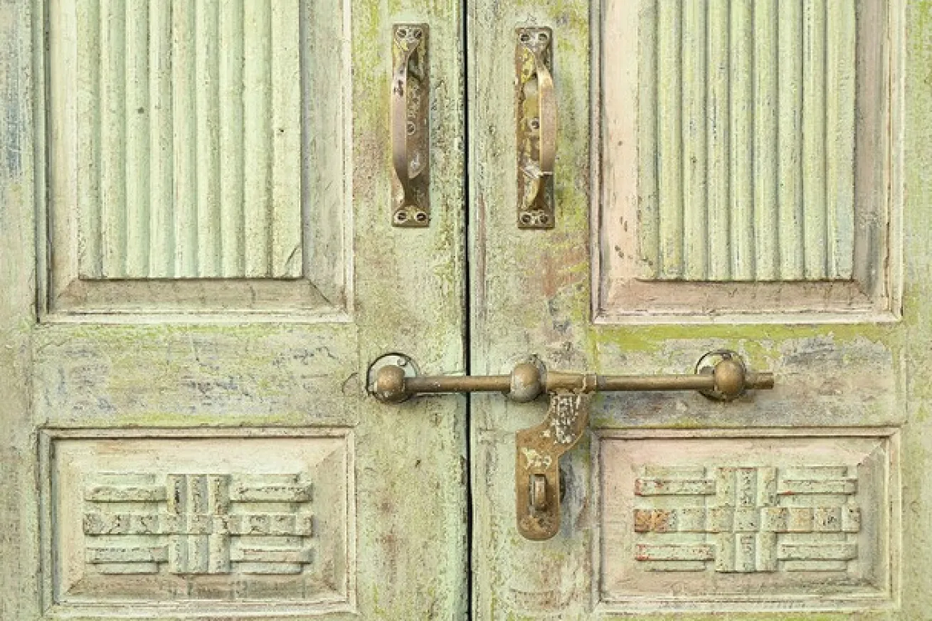 Schrank Vintage grün