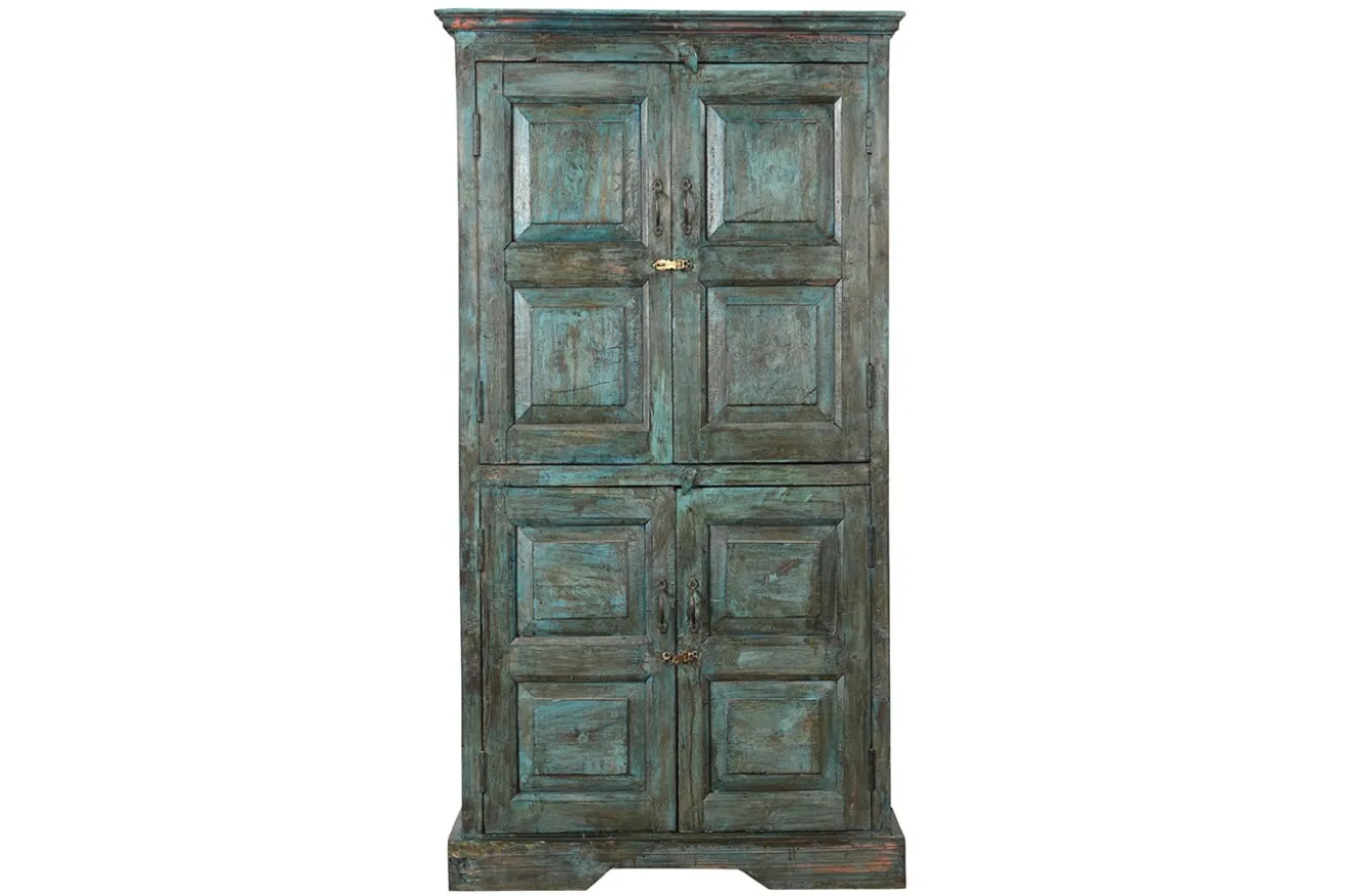 Schrank Vintage petrolblau