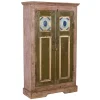 Schrank Vintage rosa grün