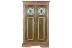 Schrank Vintage rosa grün